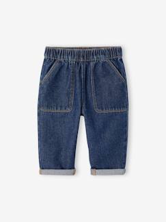 Babymode-Baby Jeans mit Dehnbund