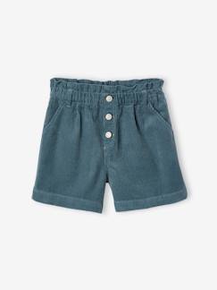 Maedchenkleidung-Shorts & Bermudas-Mädchen Paperbag-Shorts aus Cord