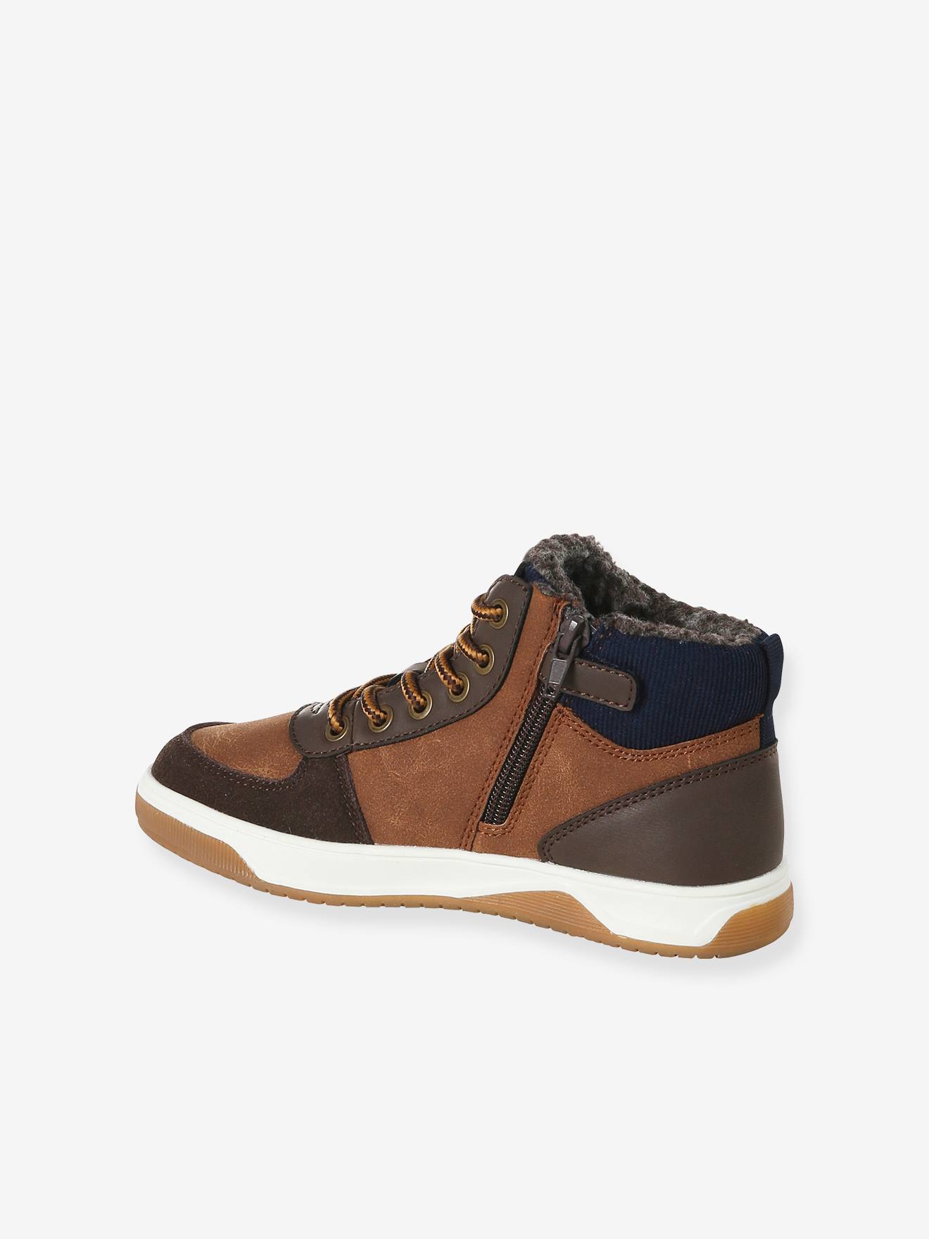 Thumbnail - Jungen High-Sneakers mit Reißverschluss und Schnürung