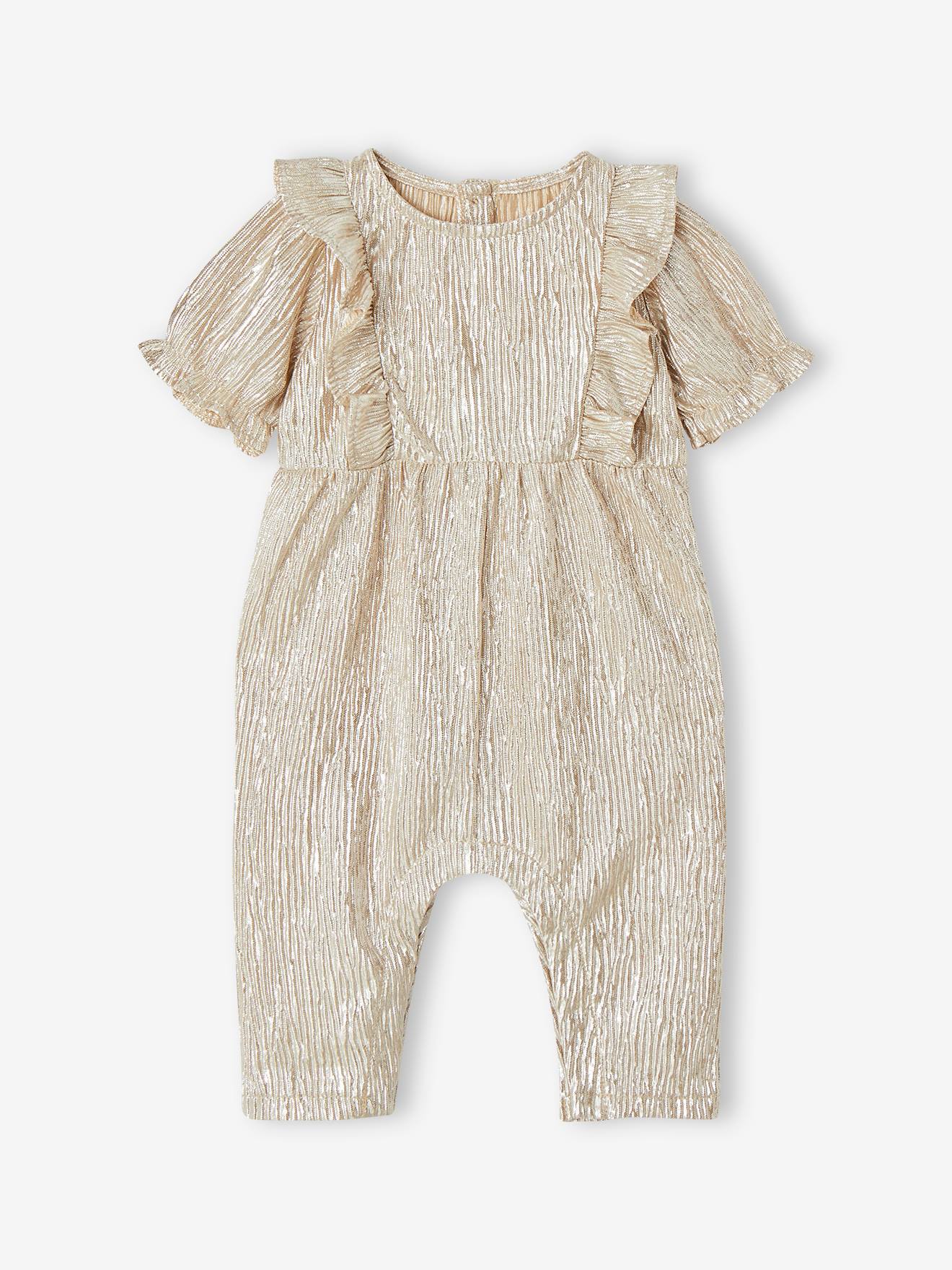 Thumbnail - Festlicher Mädchen Baby Volant-Overall