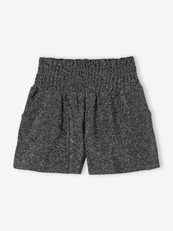 Maedchenkleidung-Shorts & Bermudas-Mädchen Shorts in Metallic-Optik