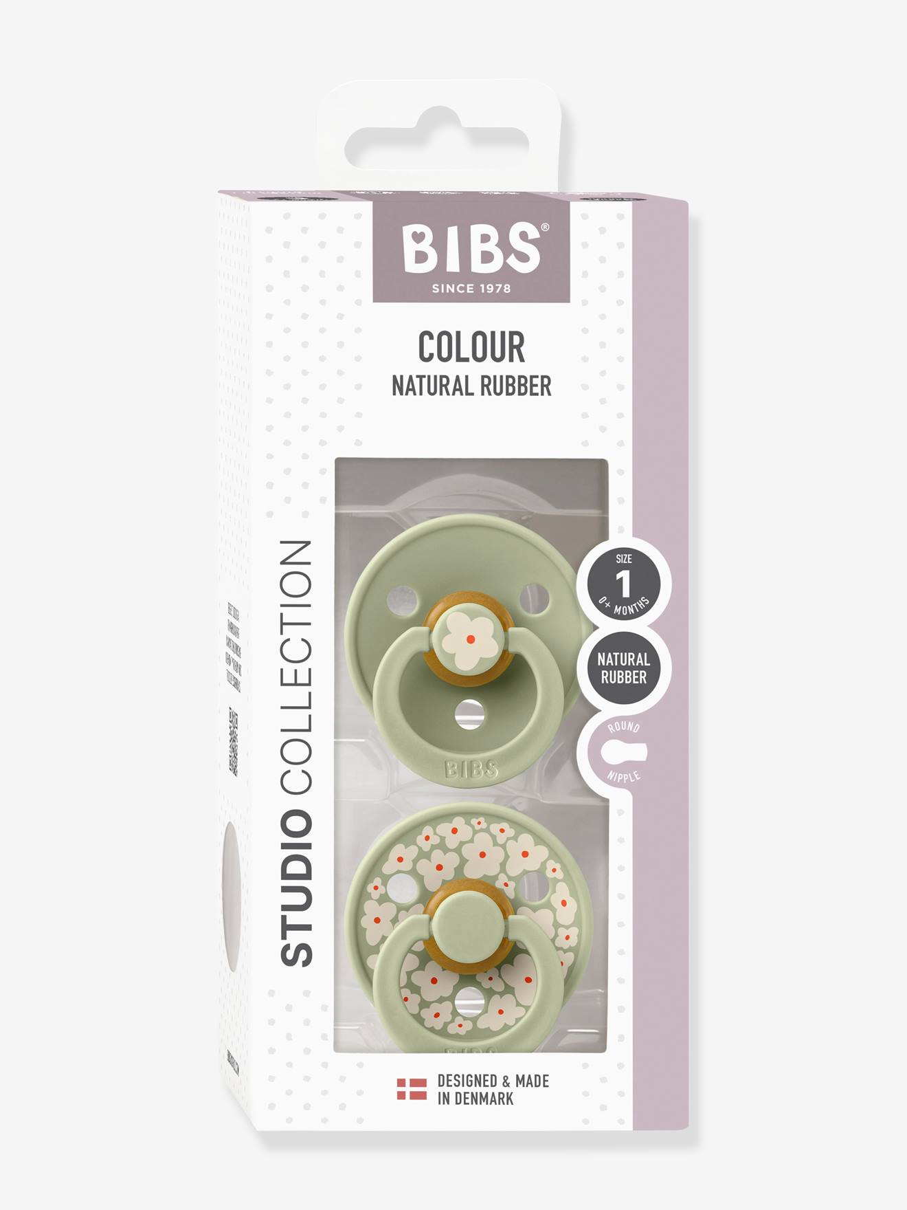 Thumbnail - 2er-Pack Schnuller STUDIO Colour Blumen