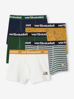 Bio-Kollektion: 5er-Pack Jungen Boxershorts aus Stretch  [numero-image]