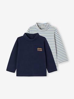 Babymode-2er-Pack Baby Rollkragenshirts Basics Oeko-Tex