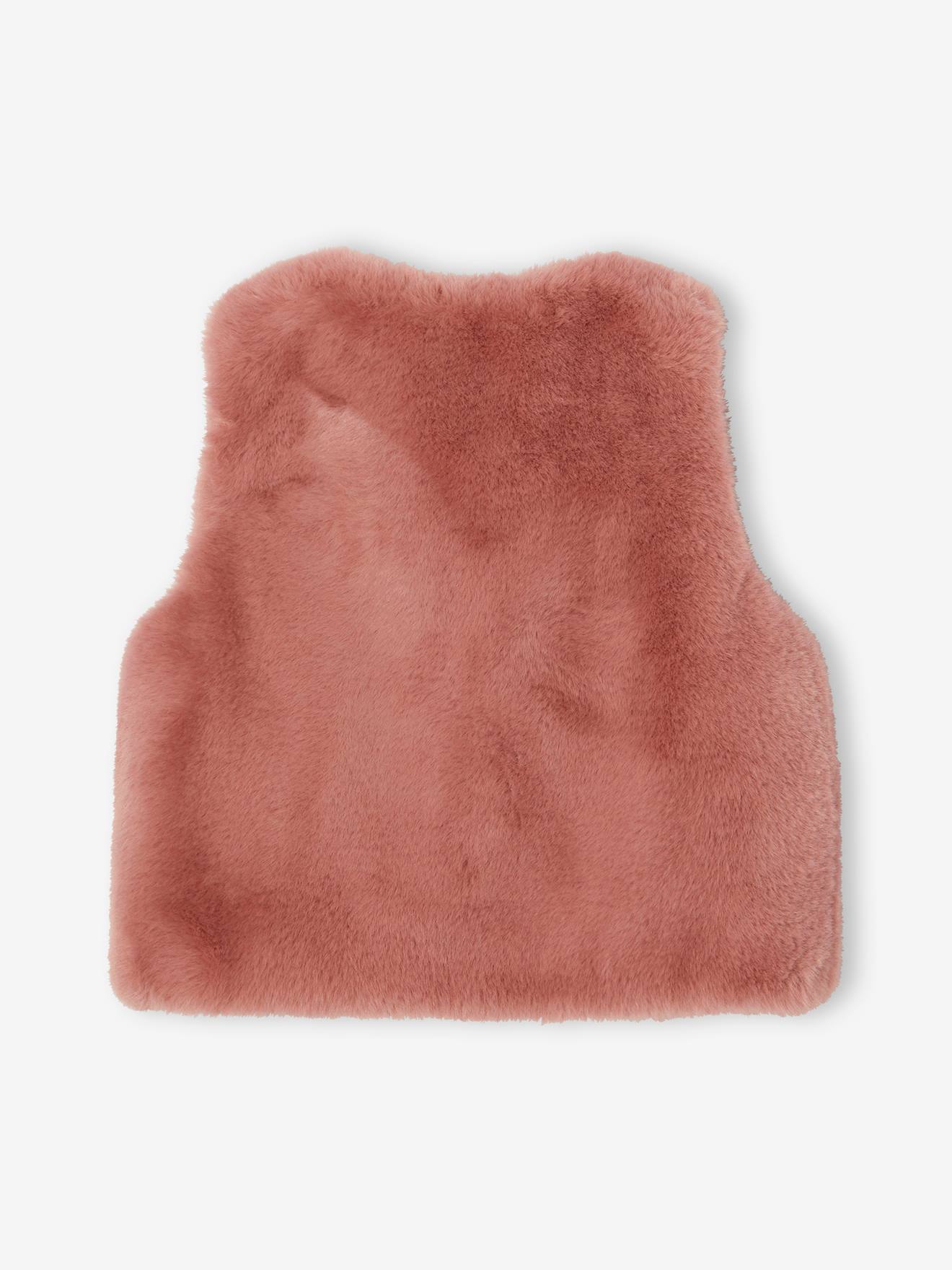 Thumbnail - Mädchen Webpelzweste blush
