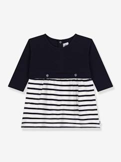 Babymode-Mädchen Baby Kleid, 2-in-1-Look PETIT BATEAU