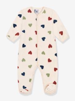 Babymode-Mäntel, Jacken, Overalls & Ausfahrsäcke-Baby Strampler mit Herzen PETIT BATEAU