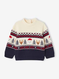 Babymode-Baby Jacquardpullover Capsule FAMILY HO HO HO