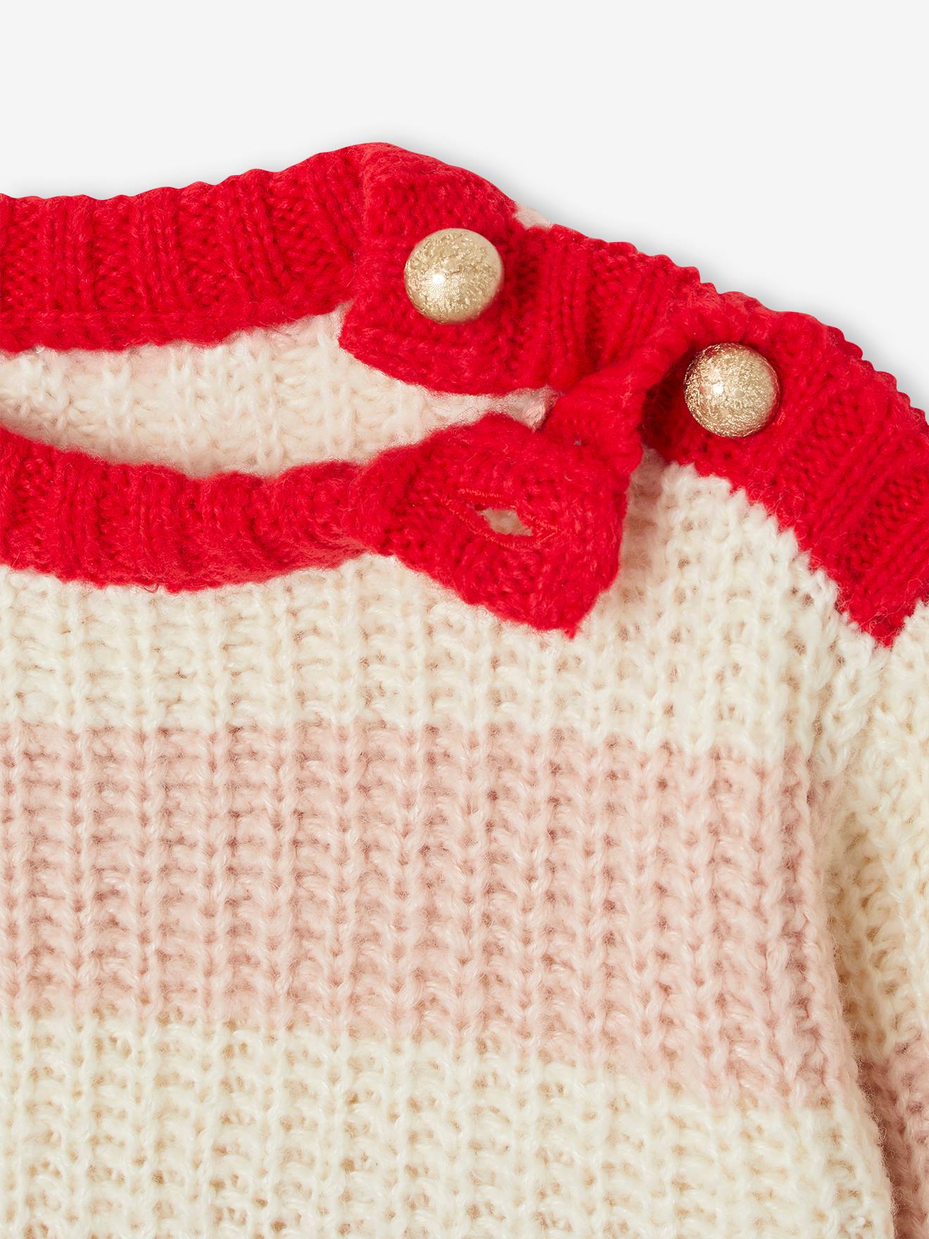 Thumbnail - Baby Pullover Mama-Tochter-Capsule STREIFENLIEBE