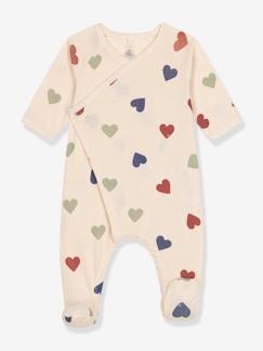 Babymode-Strampler & Schlafanzüge-Baby Unisex-Strampler mit Herzen PETIT BATEAU