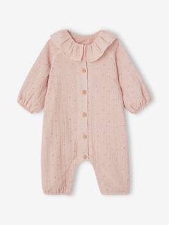 Babymode-Bedruckter Baby Overall aus Musselin