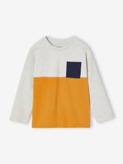 Jungenkleidung-Jungen Shirt Colorblock, personalisierbar