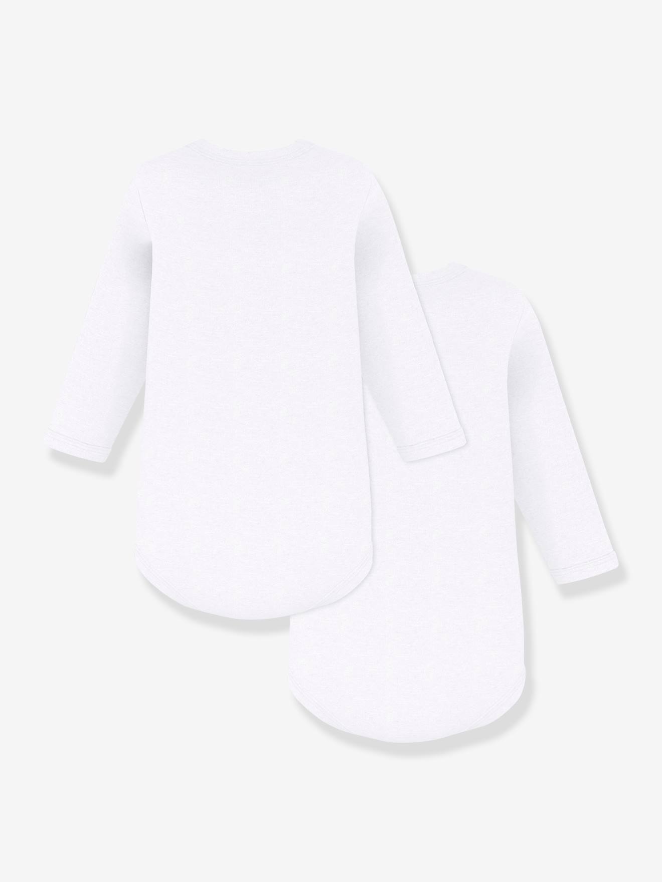 Thumbnail - 2er-Pack Baby Schlupfbodys mit langen Ärmeln PETIT BATEAU