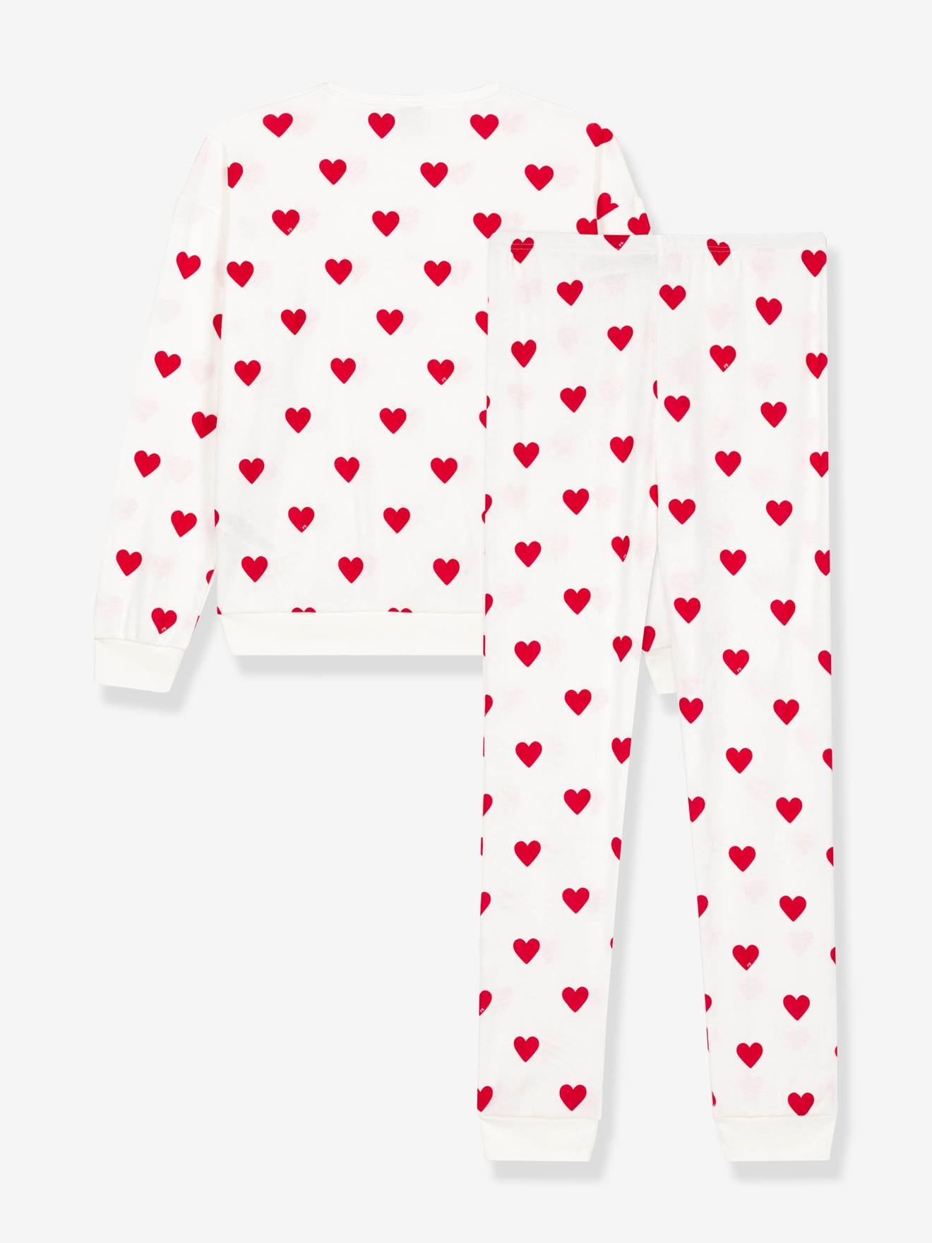 Thumbnail - Umstand-Schlafanzug Herzen PETIT BATEAU aus Baumwolle