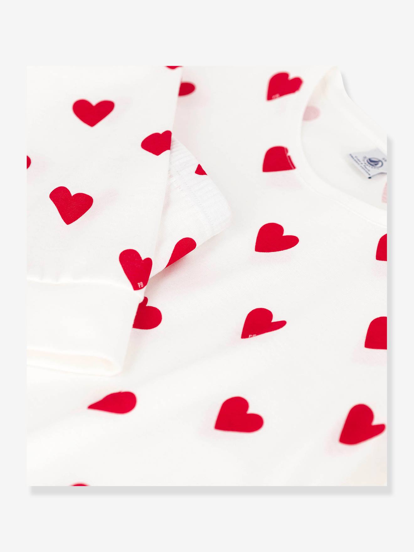 Thumbnail - Umstand-Schlafanzug Herzen PETIT BATEAU aus Baumwolle
