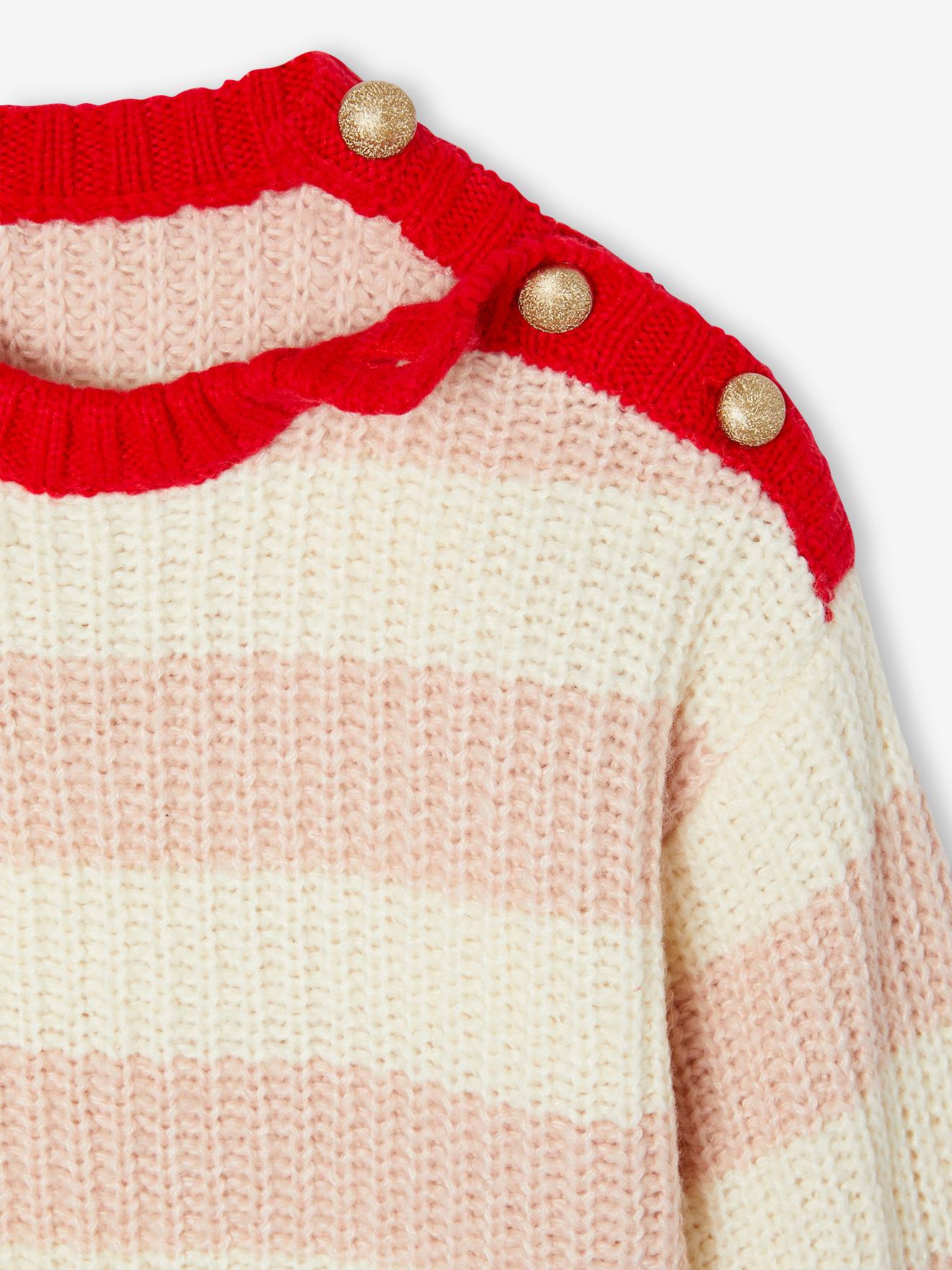 Thumbnail - Mädchen Pullover Mama-Tochter-Capsule STREIFENLIEBE