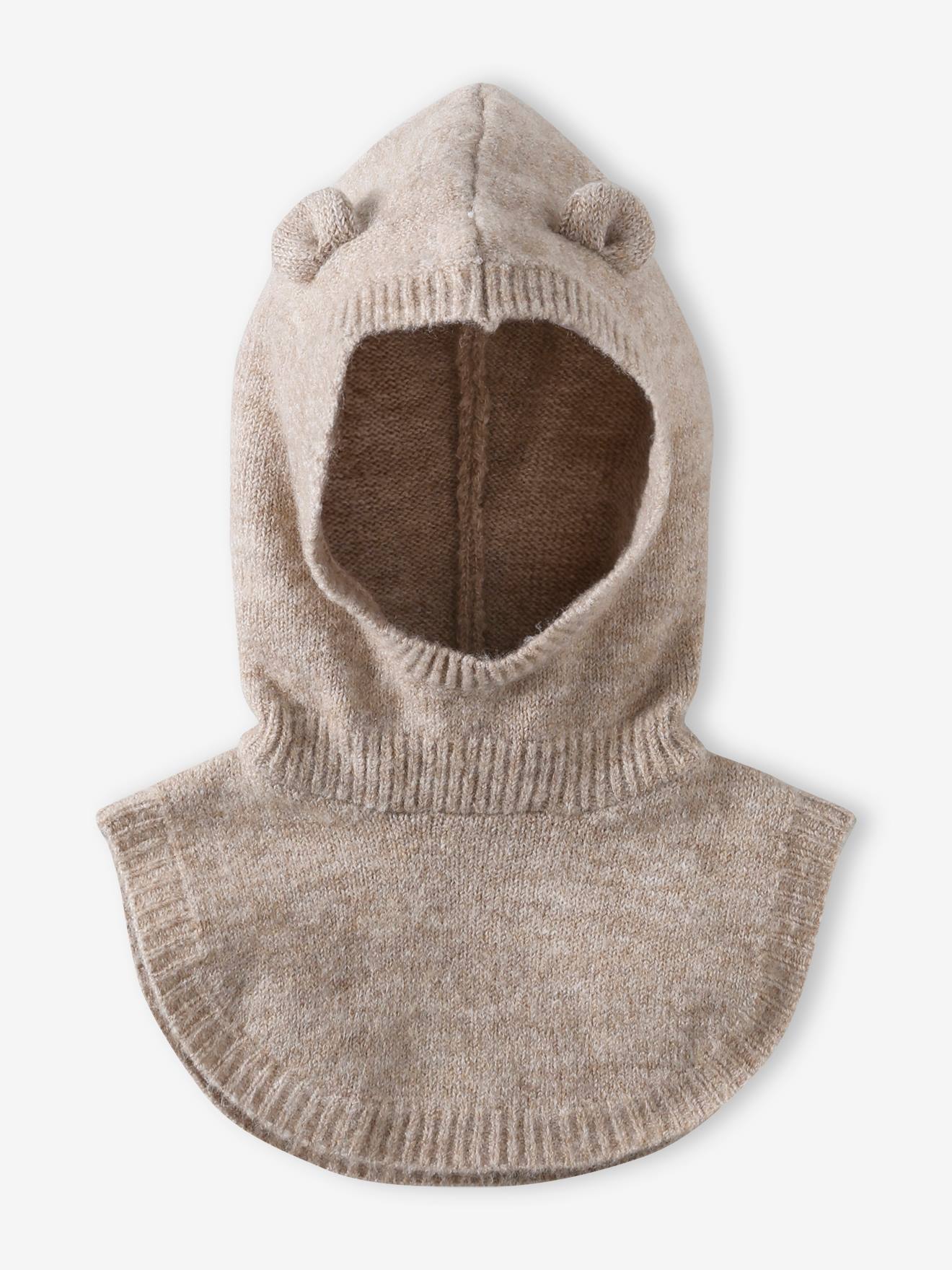 Mädchen Baby Schalmütze mit Teddyohren