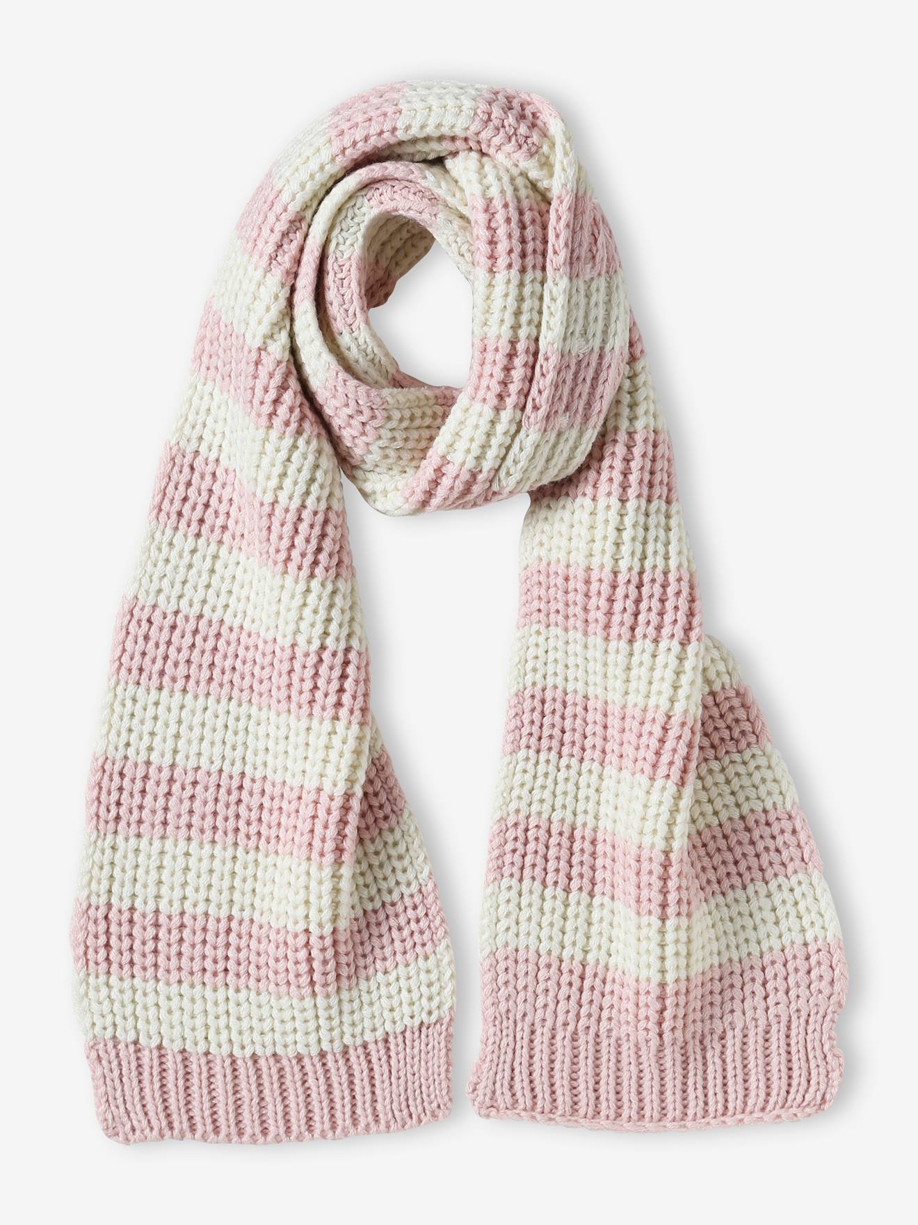 Mädchen Schal mit Streifen