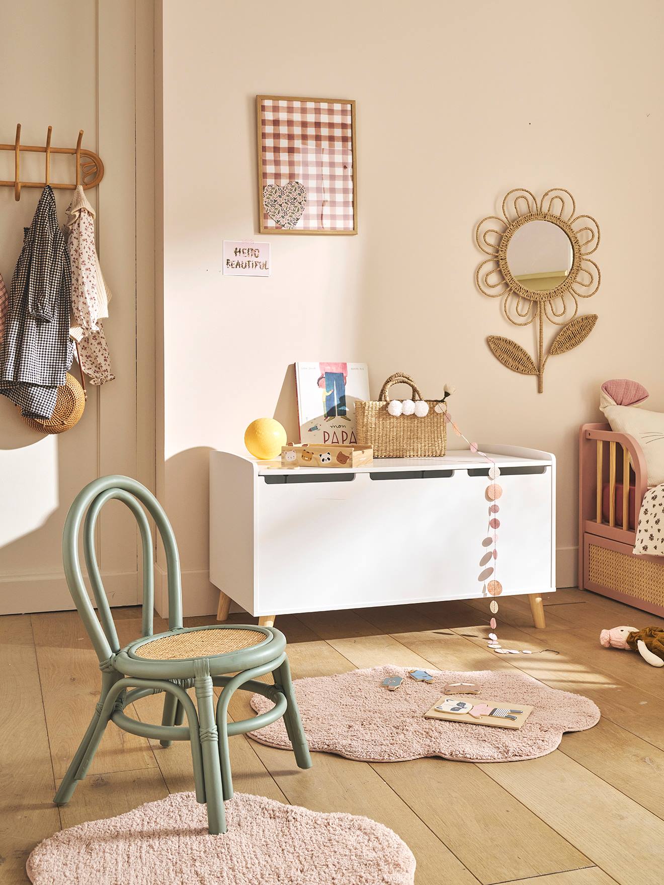Kinderstuhl aus Rattan POESIE
