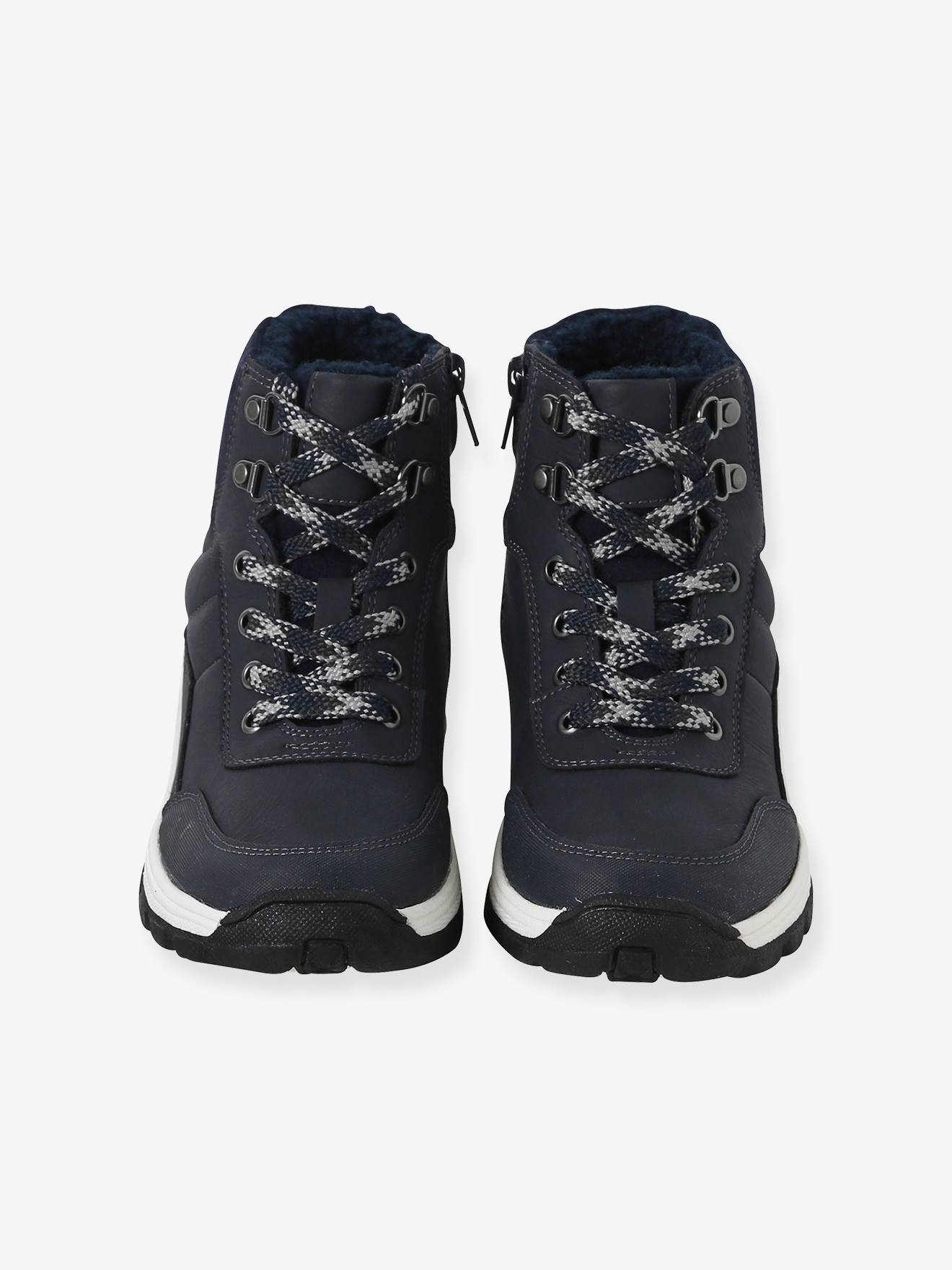 Thumbnail - Warme Jungen High-Sneakers mit Schnürung