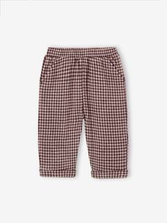 Babymode-Baby Flanellhose mit Karomuster