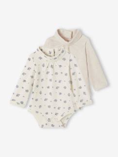 Babymode-Shirts & Rollkragenpullover-2er-Pack Baby Bodys, Langarm Oeko-Tex