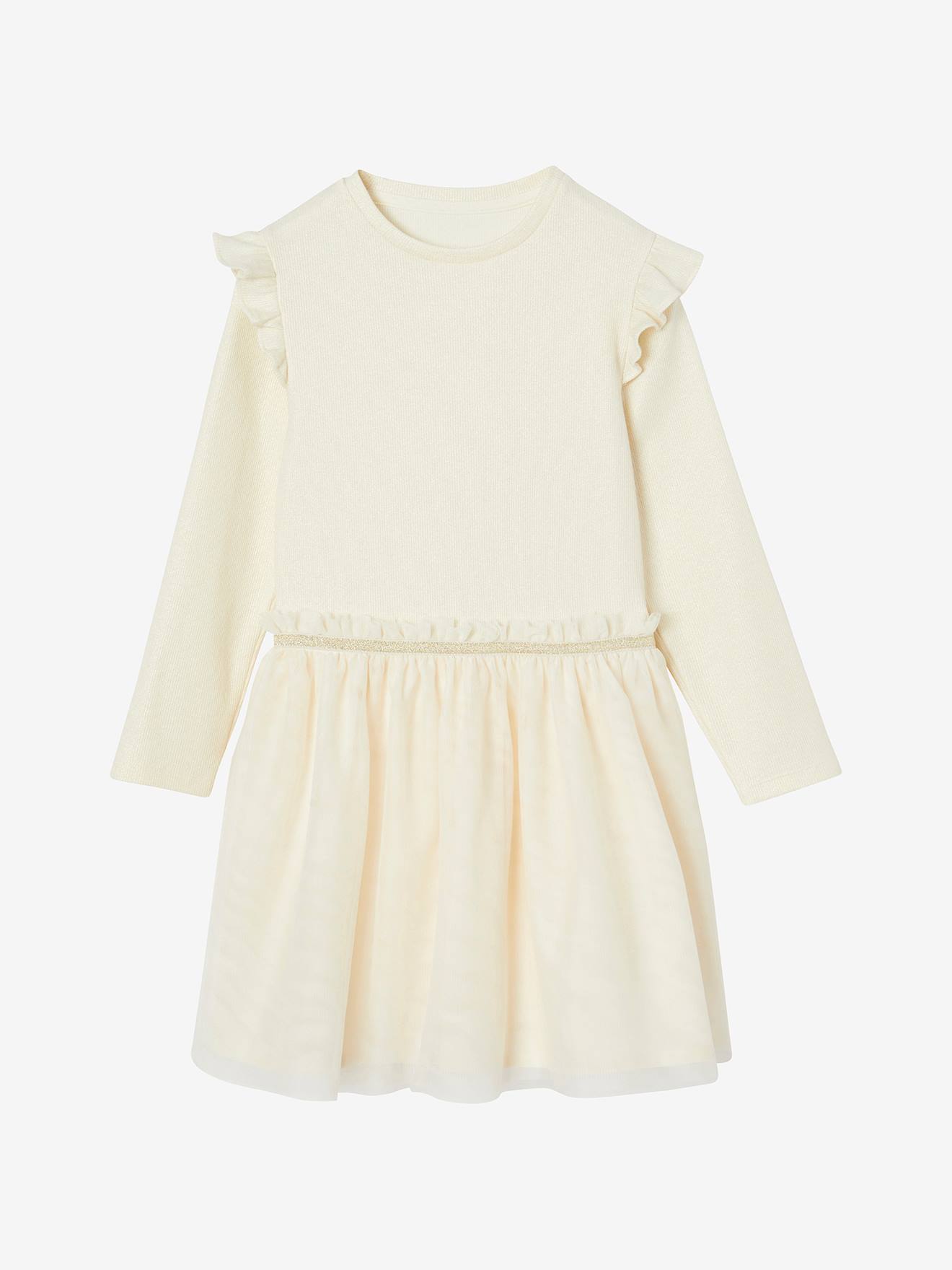 Thumbnail - Festliches Mädchen Kleid mit Tüll