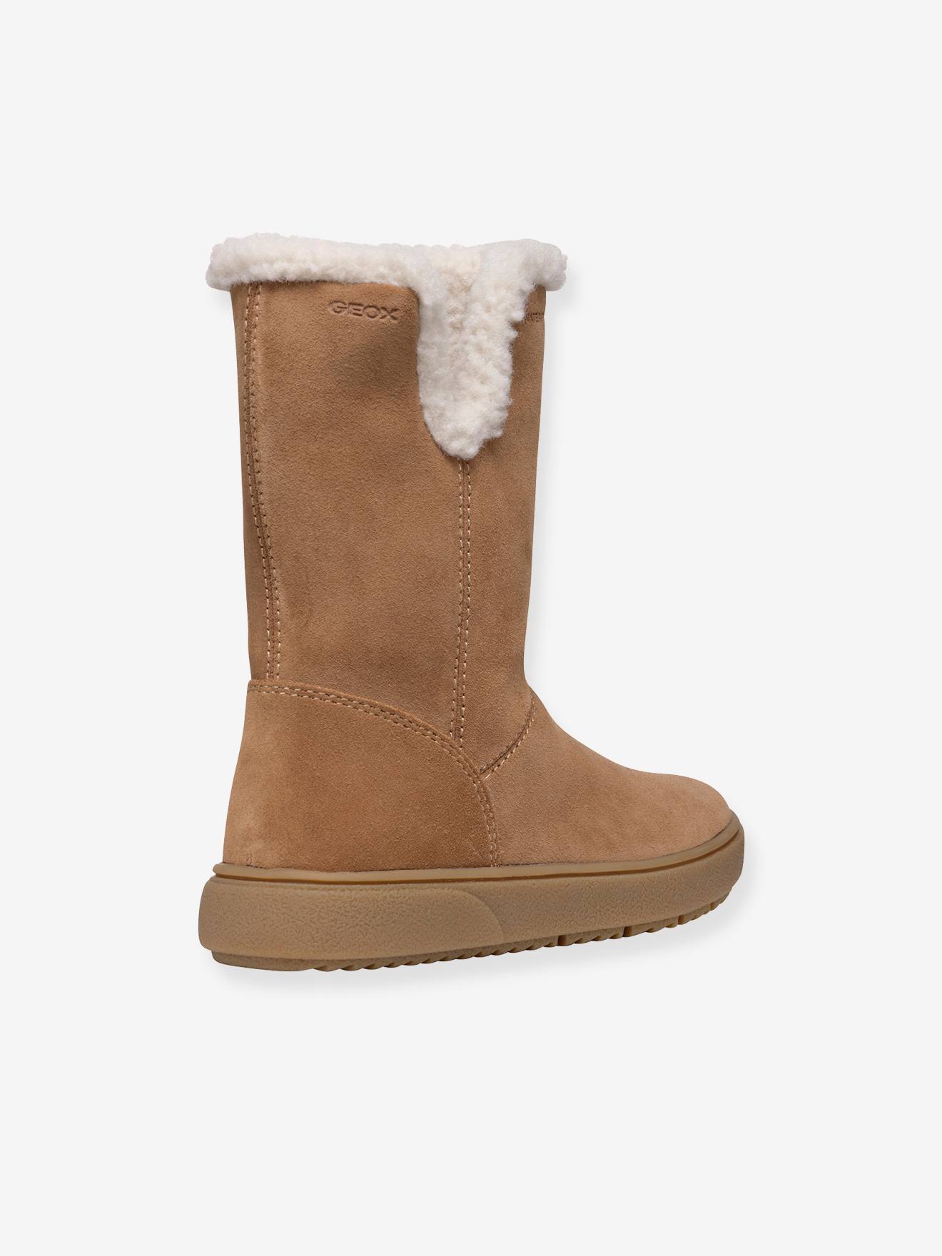 Thumbnail - Mädchen High-Sneakers mit Schnürung und Klett J Theleven Girl GEOX camel