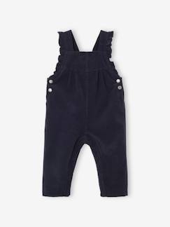 Babymode-Jumpsuits & Latzhosen-Mädchen Baby Cord-Latzhose mit Volants