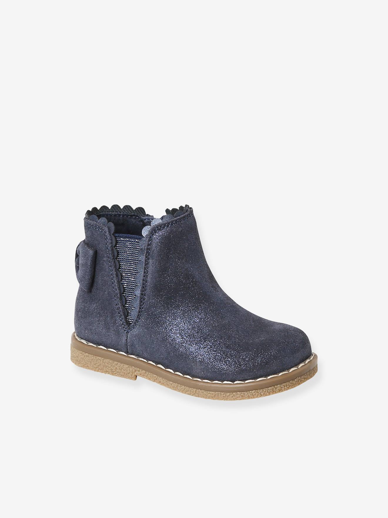 Mädchen Baby Boots mit Dehneinsatz