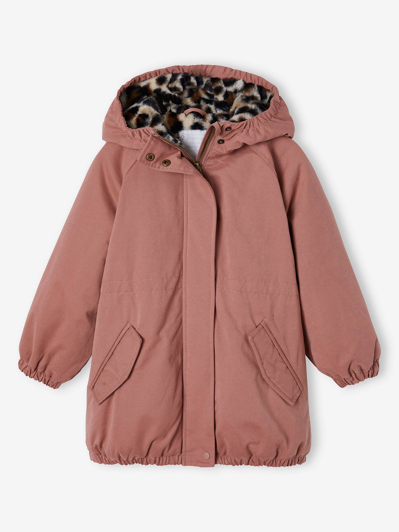 Mädchen Winterjacke mit Webpelzfutter