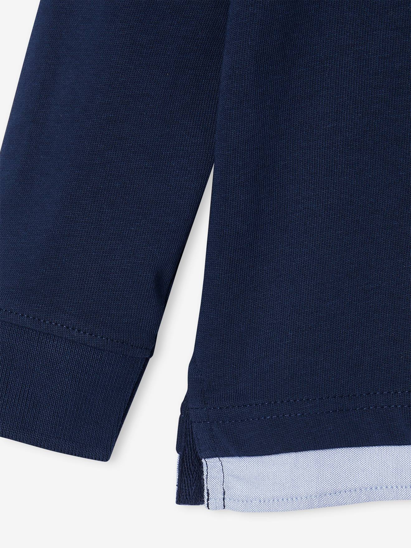 Thumbnail - Jungen Poloshirt mit Lageneffekt