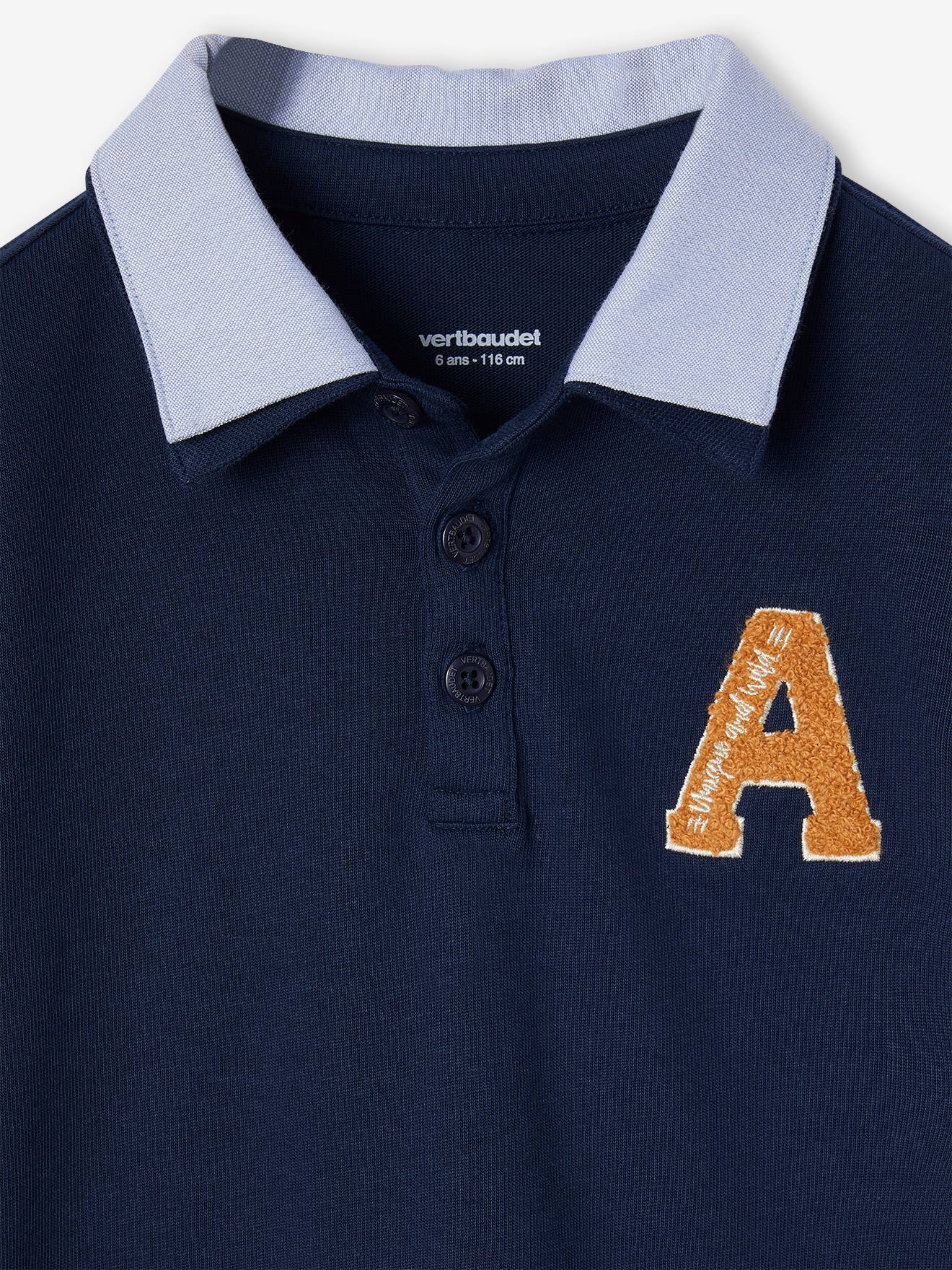 Thumbnail - Jungen Poloshirt mit Lageneffekt