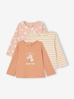 Babymode-Shirts & Rollkragenpullover-Shirts-3er-Pack Baby Shirts BASIC