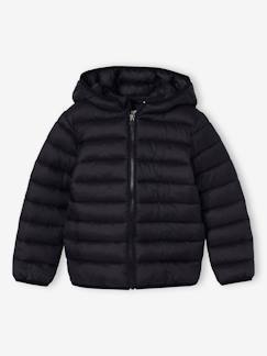 Jungenkleidung-Jacken & Mäntel-Steppjacken-Jungen Light-Steppjacke mit Kapuze und Recycling-Polyester