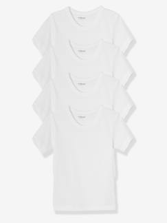 Jungenkleidung-Unterwäsche -HAPPY PRICE 4er-Pack T-Shirts für Kinder
