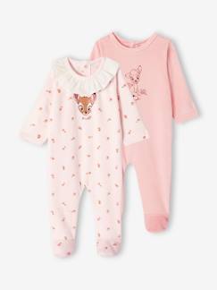 Babymode-Strampler & Schlafanzüge-2er-Pack Baby Samt-Strampler Disney BAMBI