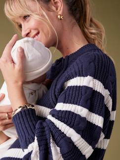 Umstandsmode-Pullover & Strickjacken-Matrosenpullover für Schwangerschaft und Stillzeit ENVIE DE FRAISE