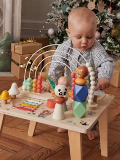 Kinder Activity-Tisch mit Musik HAPPY ANIMALS, Holz FSC®  [numero-image]