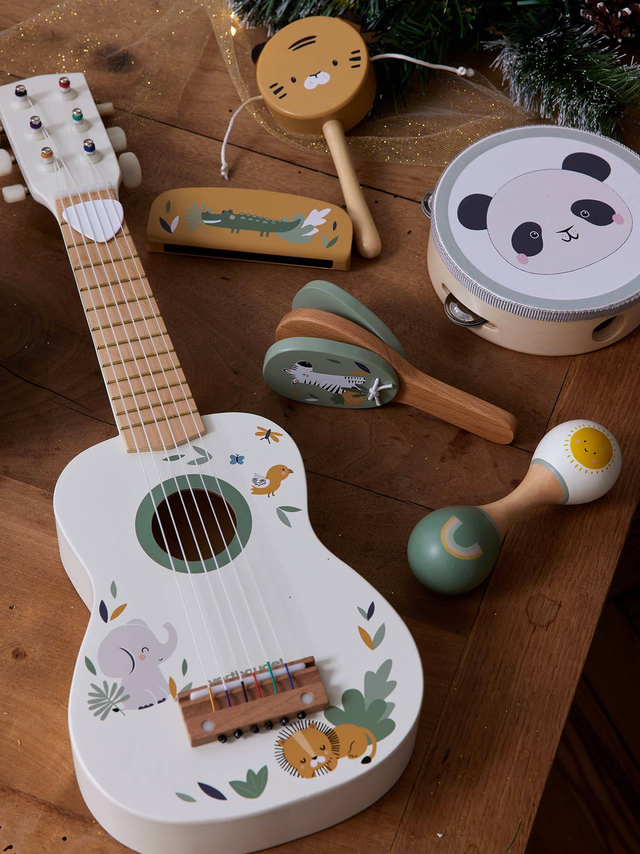 Kinder Musikinstrumenten-Set TANSANIA aus Holz FSC®