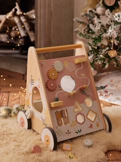 Spielzeug-Baby-Activity-Lauflernwagen mit Bremsen, Holz FSC®