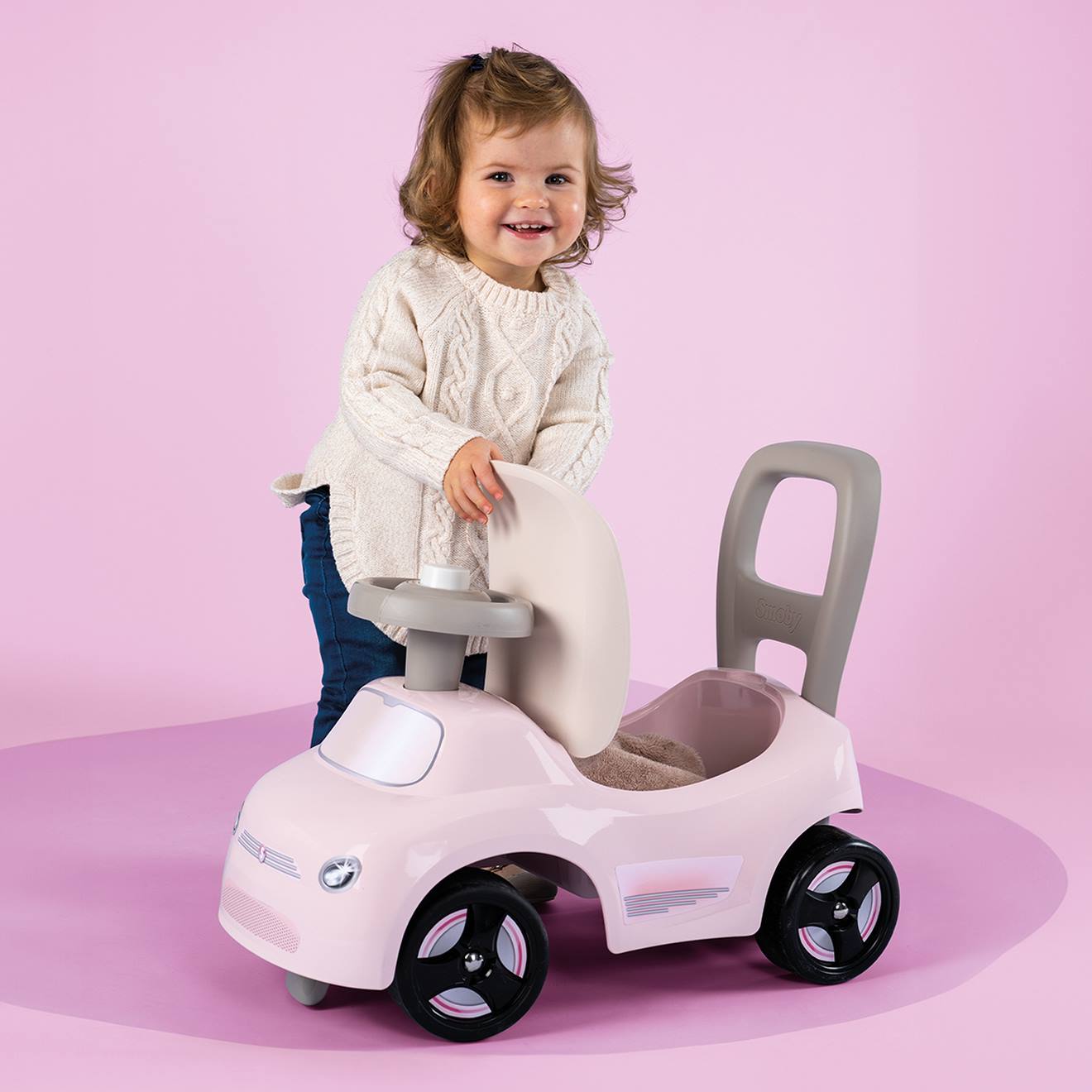 Kinder 2-in-1-Rutschfahrzeug/Lauflernwagen