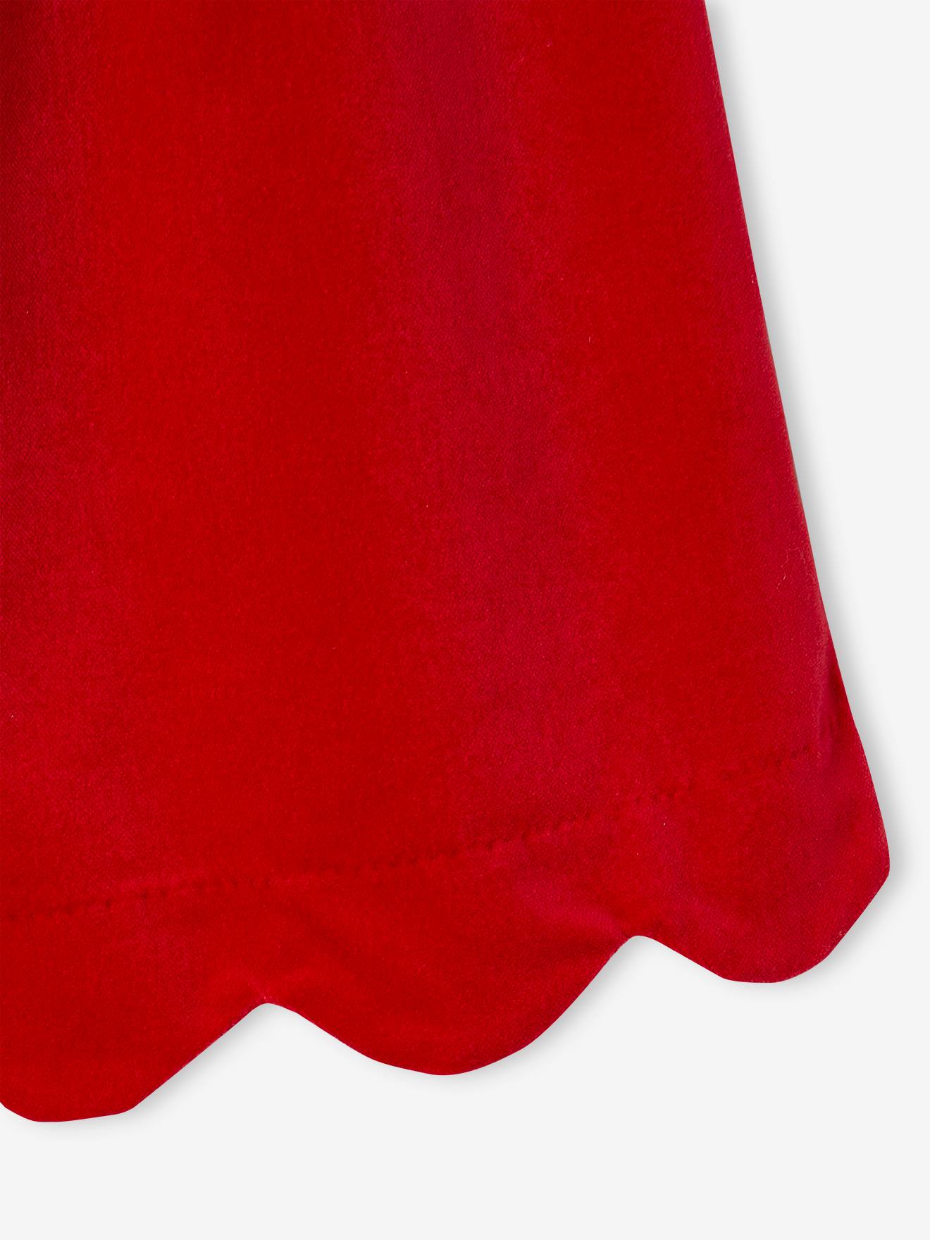 Thumbnail - Festliches Mädchen Samtkleid mit Schleife hinten