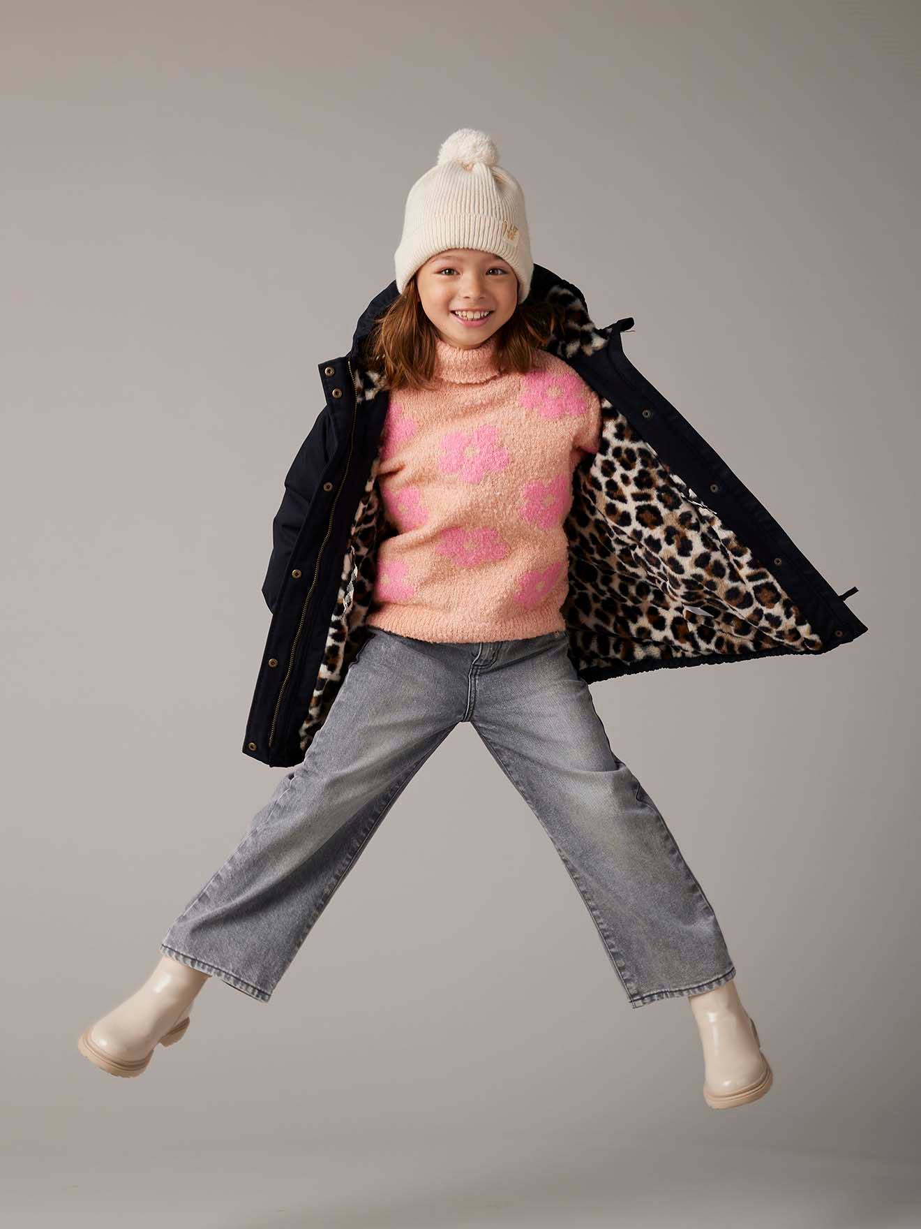 Thumbnail - Mädchen Winterjacke mit Kapuze