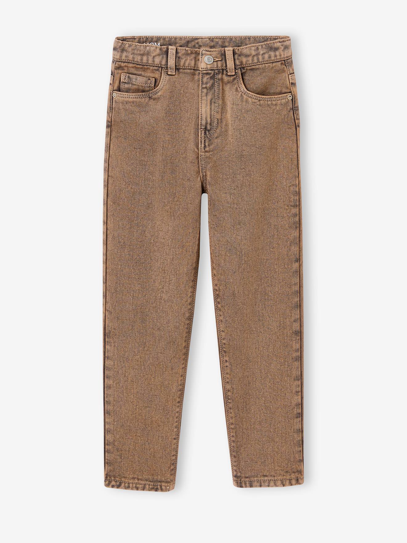 Mädchen Mom-Jeans mit hohem Bund