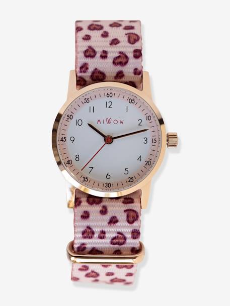 Kinder Armbanduhr Lovin Leopard MILLOW rosa 1