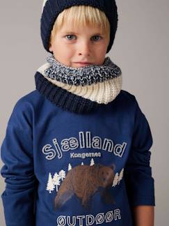 Jungenkleidung-Jungen Shirt mit Natur-Print und Recycling-Baumwolle