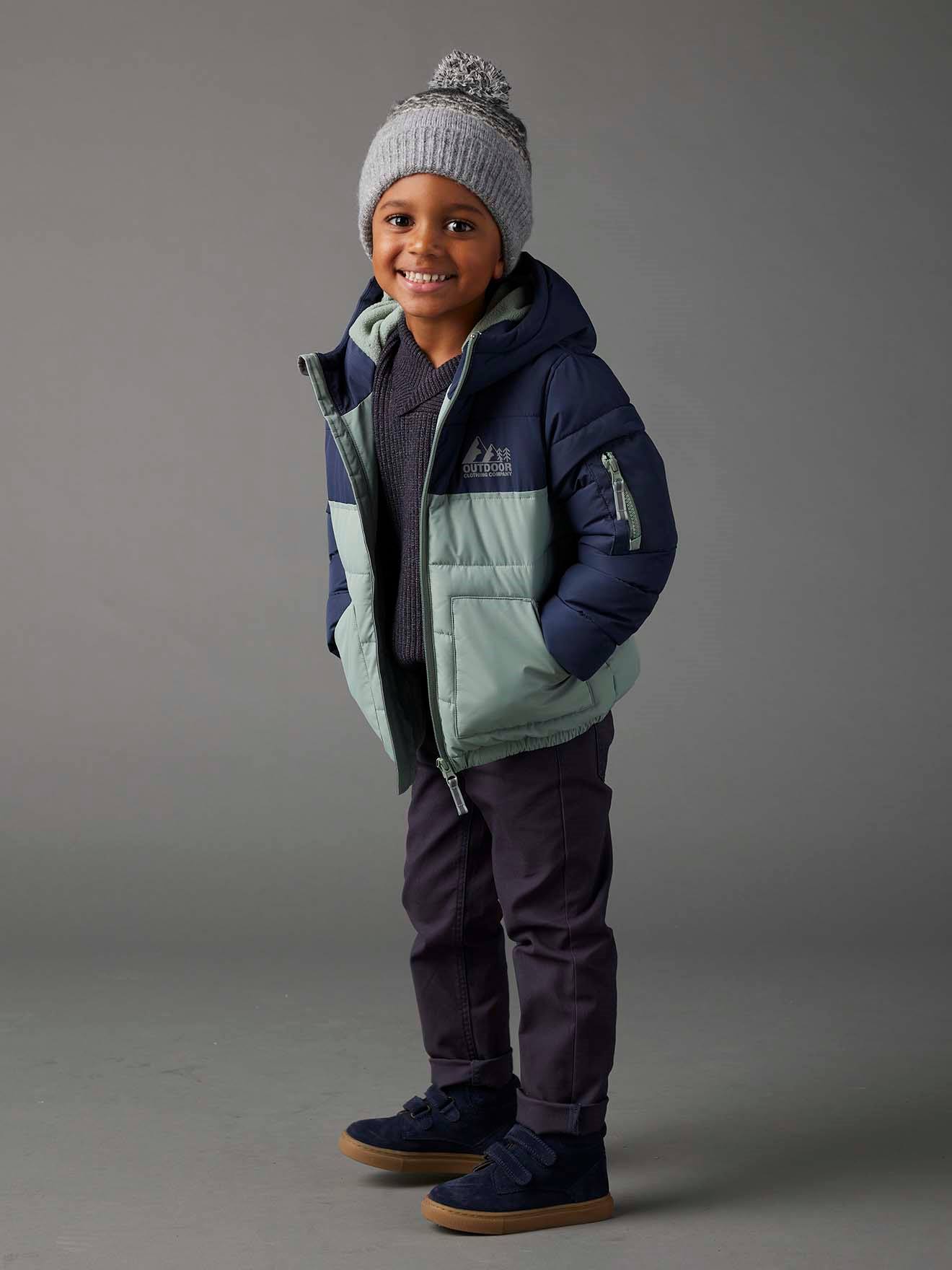 Thumbnail - Jungen Steppjacke mit Kapuze