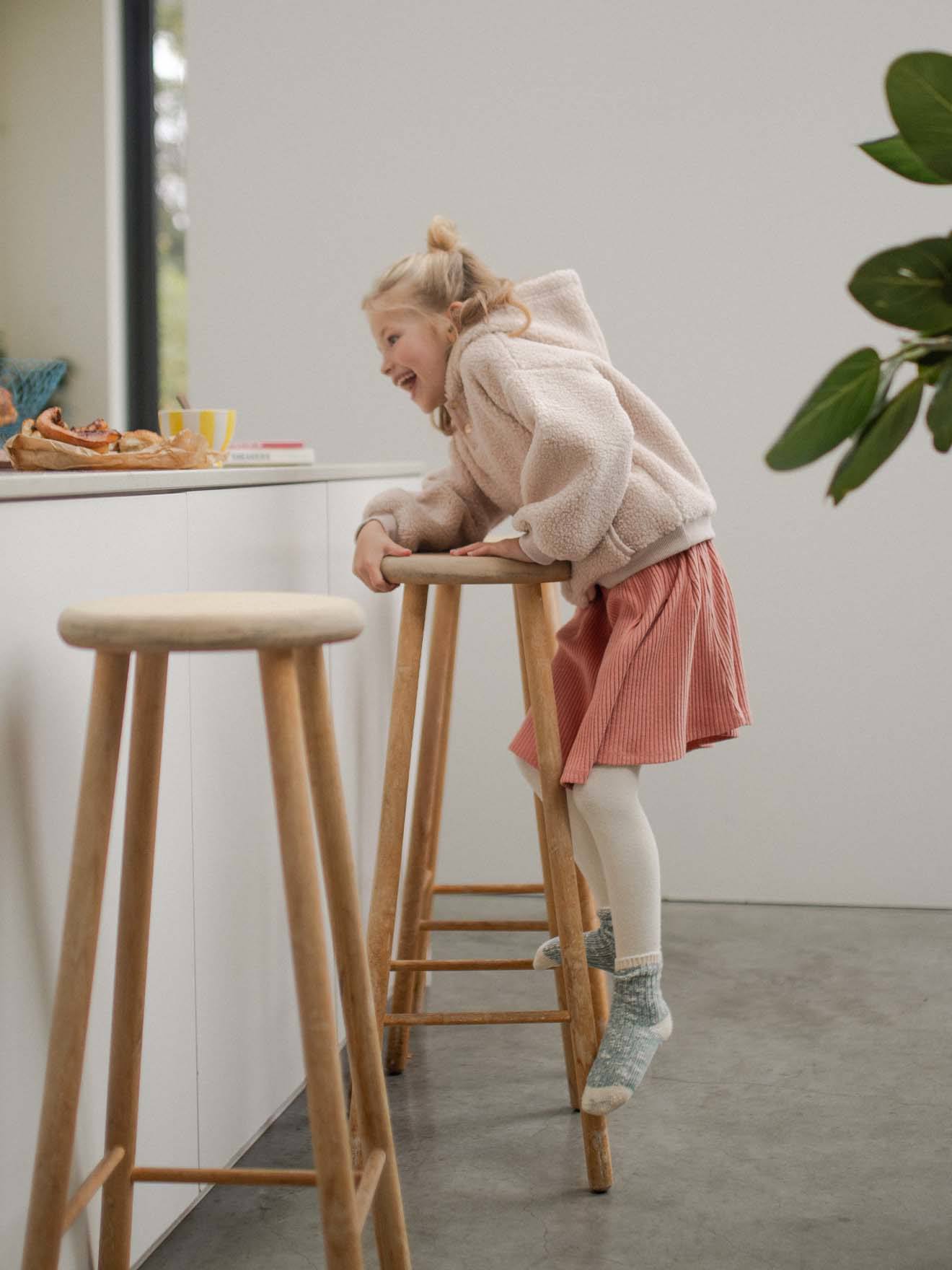 Thumbnail - 3er-Pack melierte Mädchen Socken blush