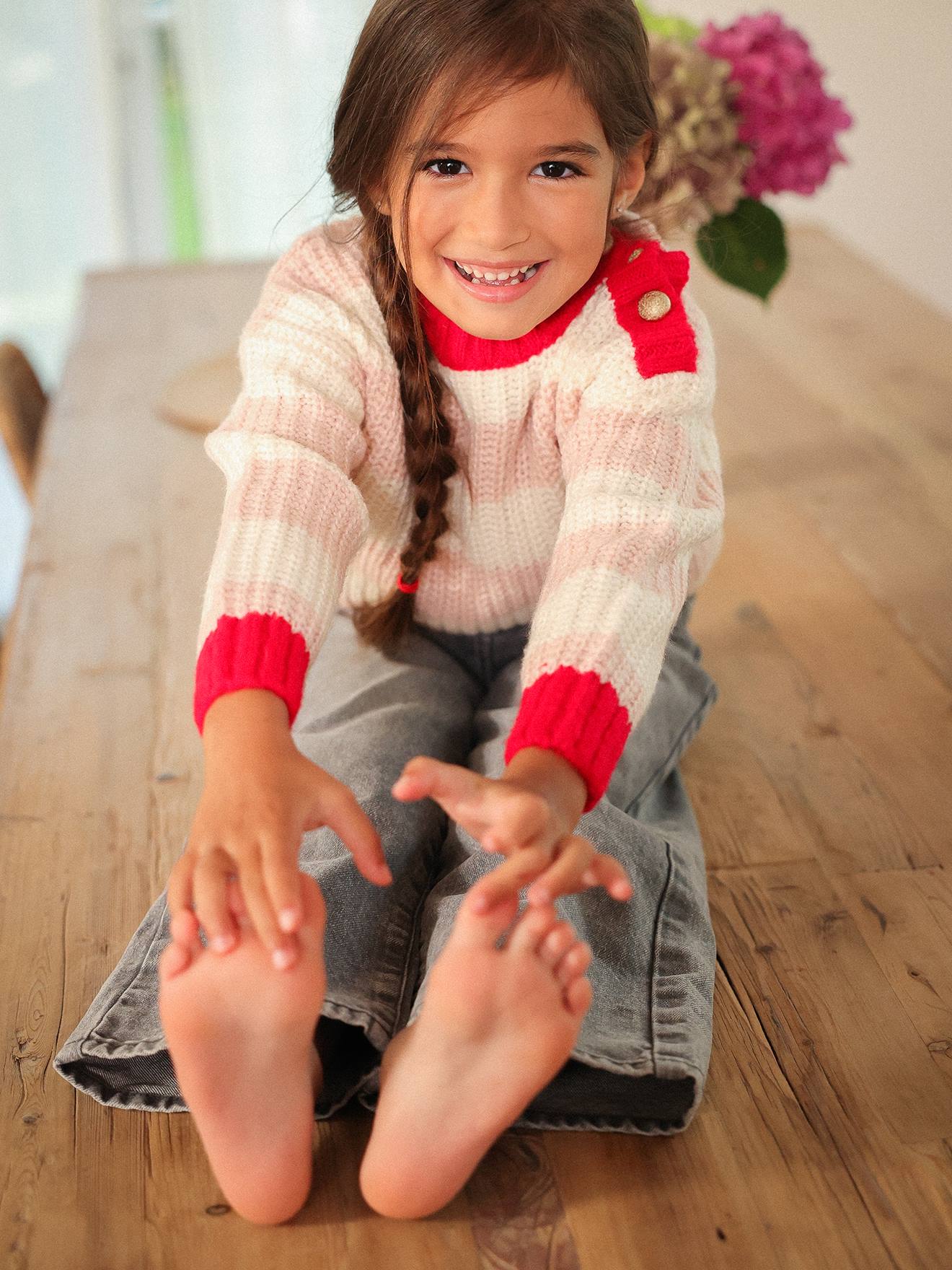 Thumbnail - Mädchen Pullover Mama-Tochter-Capsule STREIFENLIEBE